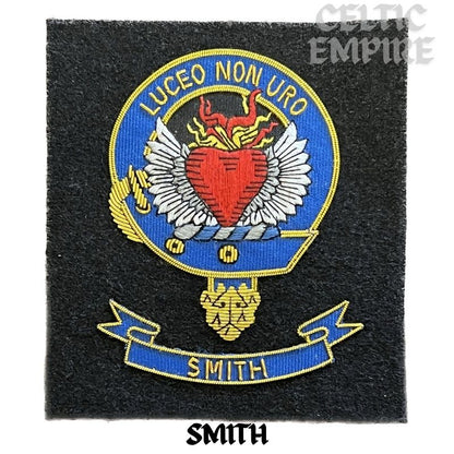 Smith Scottish Family Clan Embroidered Crest