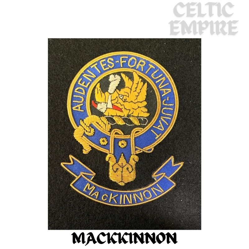 MacKinnon Scottish Family Clan Embroidered Crest