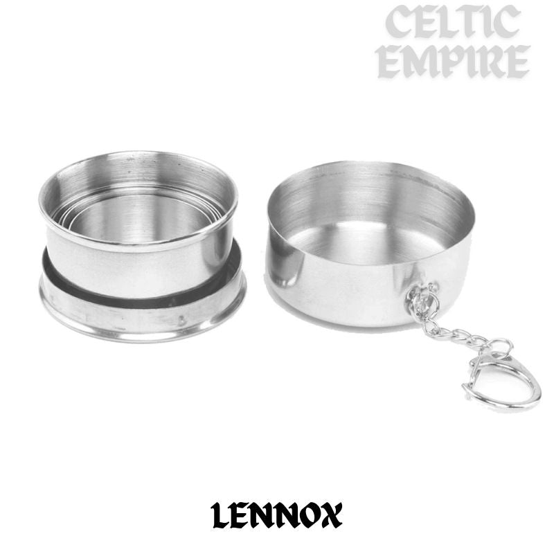 Lennox Scottish Family Clan Crest Folding Cup Key Chain