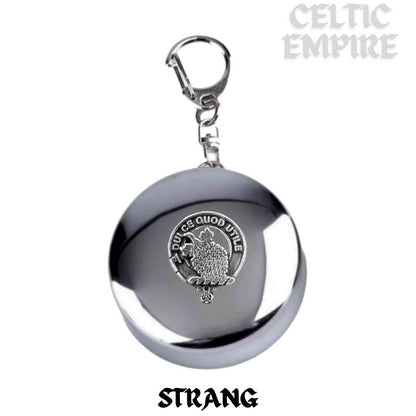 Strang Scottish Family Clan Crest Folding Cup Key Chain