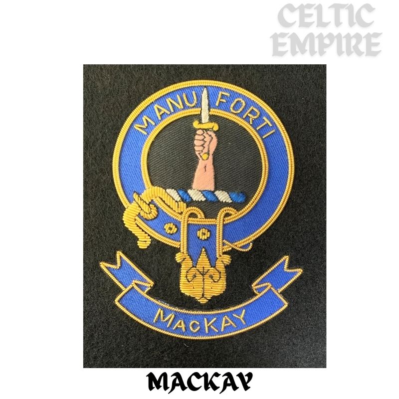 MacKay Scottish Family Clan Embroidered Crest