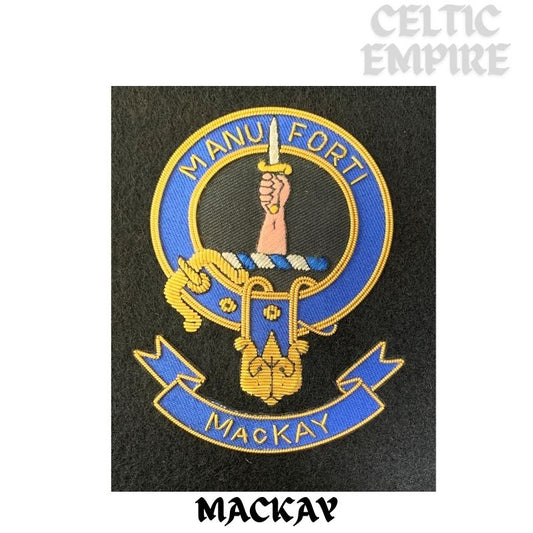 MacKay Scottish Family Clan Embroidered Crest