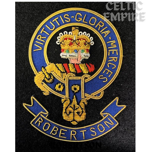 Robertson Scottish Family Clan Embroidered Crest