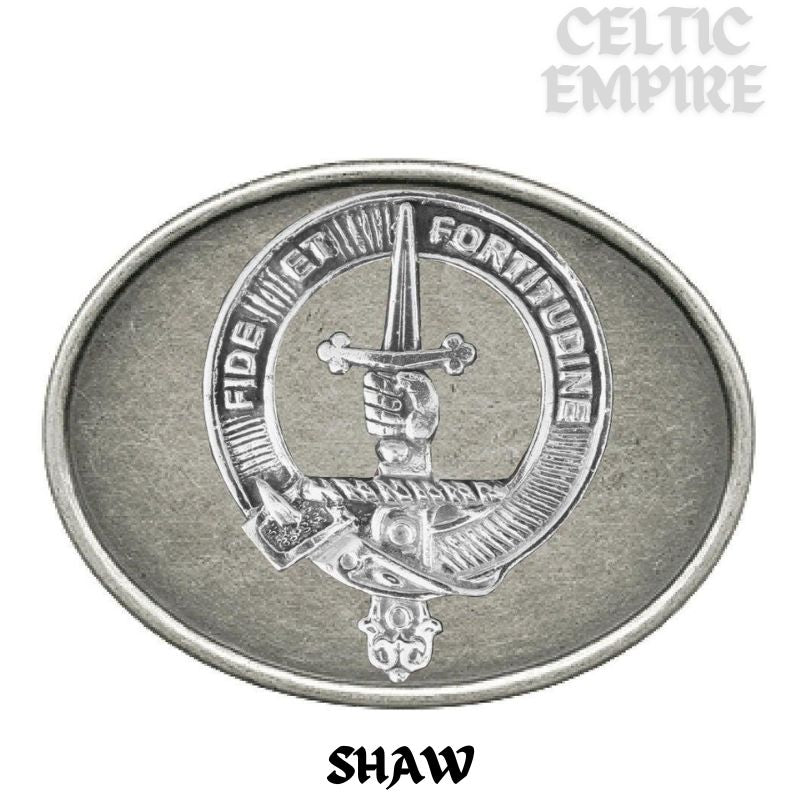 Shaw Family Clan Crest Regular Buckle