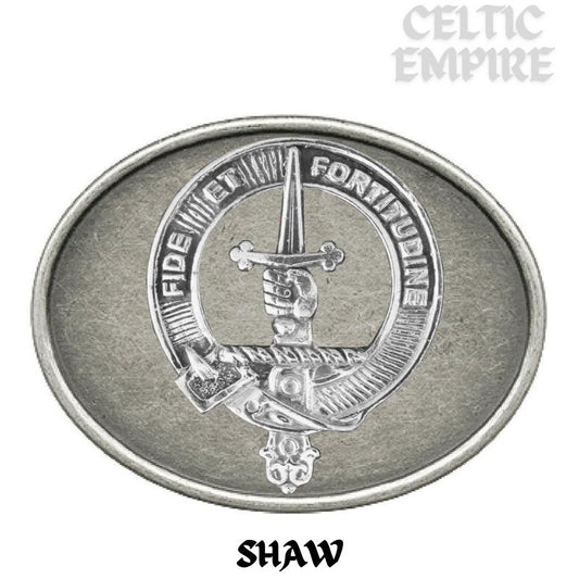 Shaw Family Clan Crest Regular Buckle