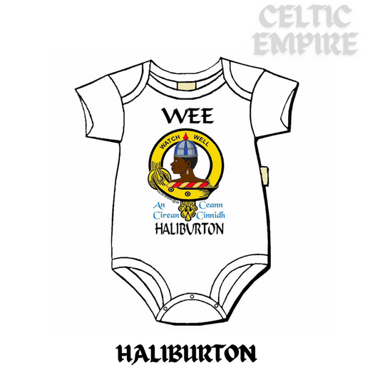 Haliburton Scottish Family Clan Crest Baby Jumper