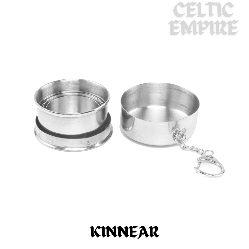 Kinnear Scottish Family Clan Crest Folding Cup Key Chain