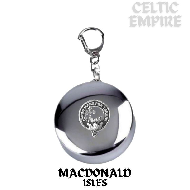 MacDonald (Isles) Scottish Family Clan Crest Folding Cup Key Chain