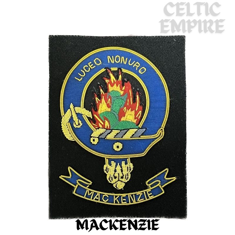 MacKenzie Scottish Family Clan Embroidered Crest