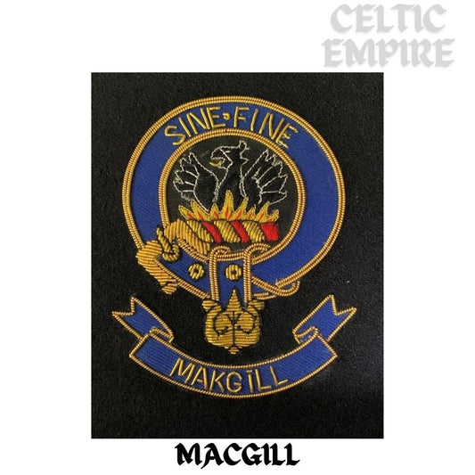 MacGill Scottish Family Clan Embroidered Crest