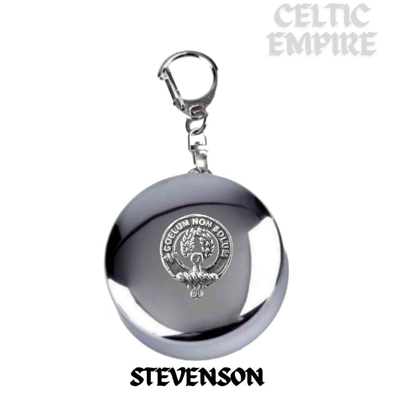 Stevenson Scottish Family Clan Crest Folding Cup Key Chain