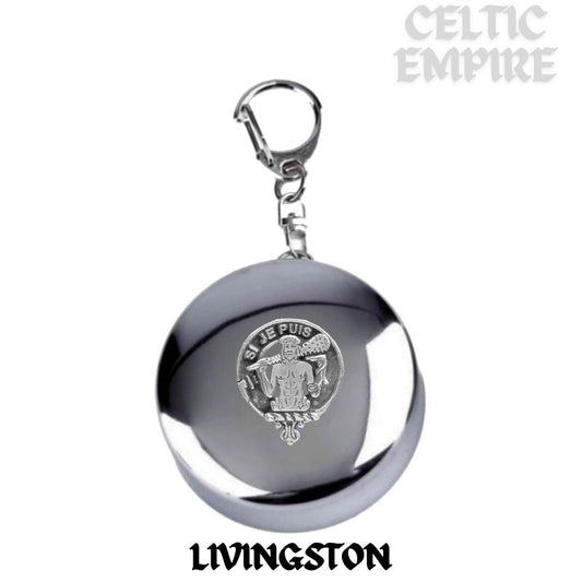 Livingston Scottish Family Clan Crest Folding Cup Key Chain