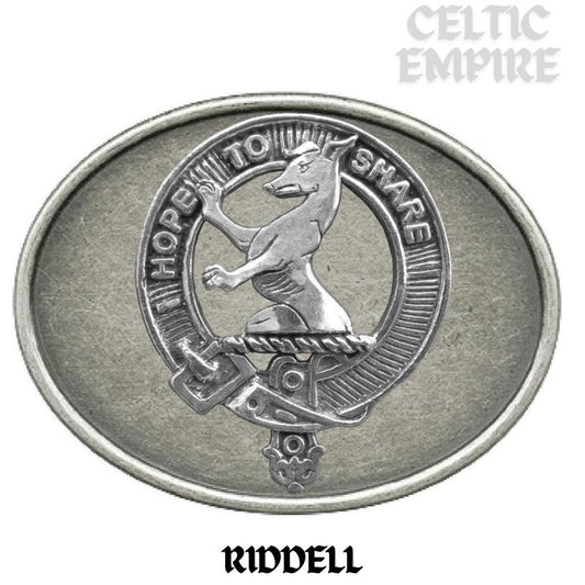 Riddell Family Clan Crest Regular Buckle