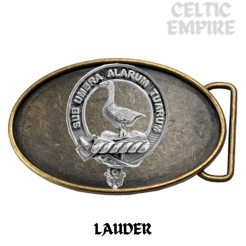 Lauder Family Clan Crest Regular Buckle