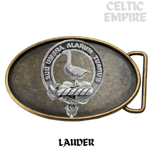 Lauder Family Clan Crest Regular Buckle