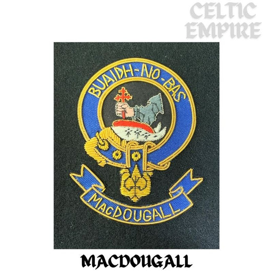 MacDougall Scottish Family Clan Embroidered Crest