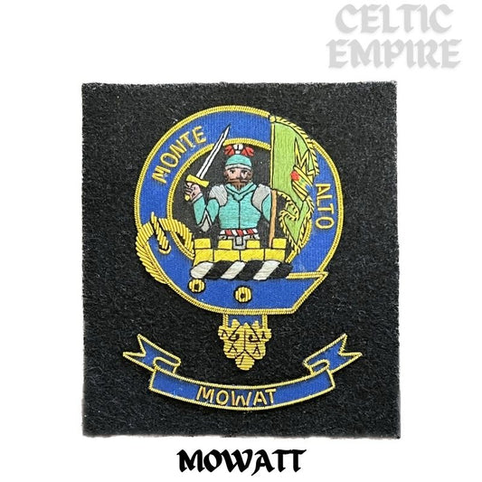 Mowatt Scottish Family Clan Embroidered Crest