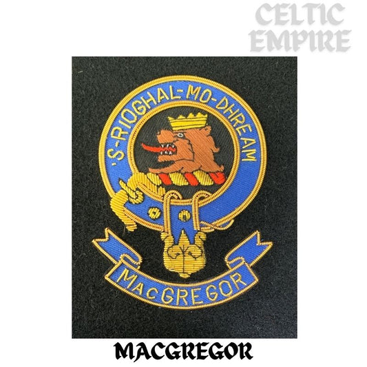 MacGregor Scottish Family Clan Embroidered Crest
