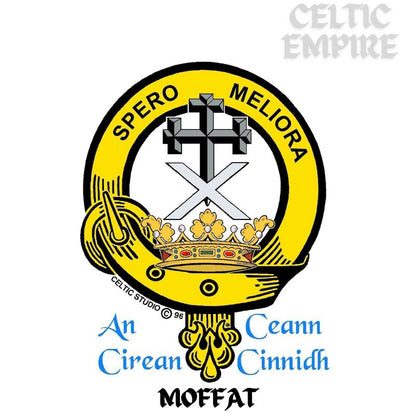 Moffatt Family Clan Crest Scottish Cap Badge