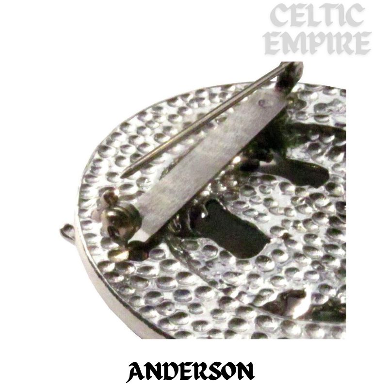 Anderson Family Clan Crest Scottish Cap Badge