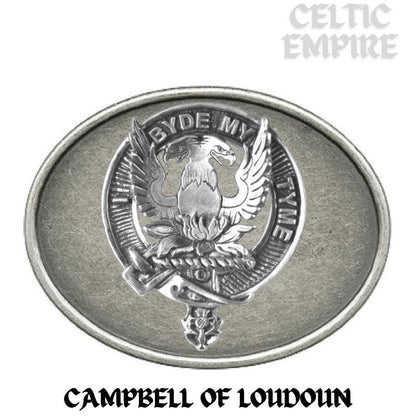 Campbell Loudoun Family Clan Crest Regular Buckle