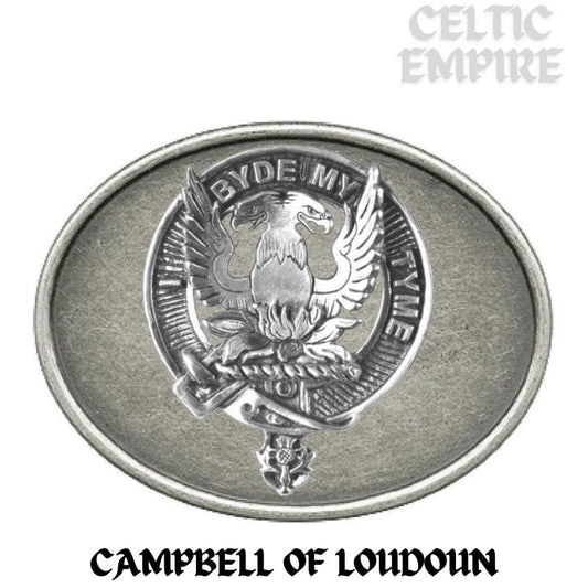Campbell Loudoun Family Clan Crest Regular Buckle