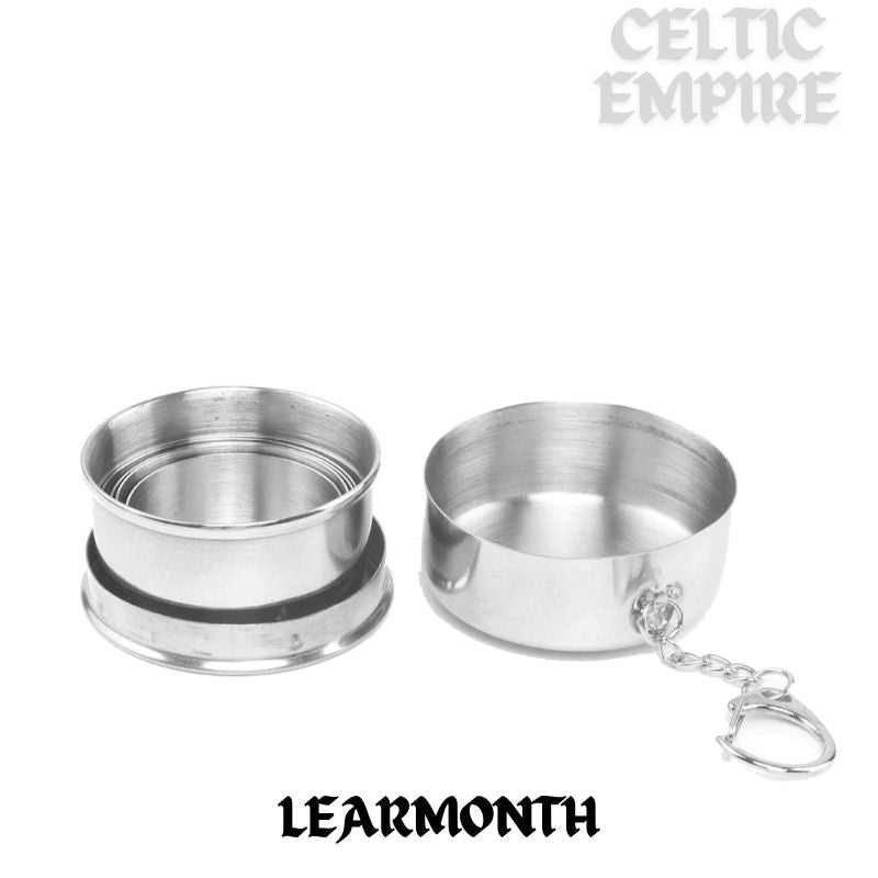 Learmonth Scottish Family Clan Crest Folding Cup Key Chain