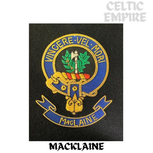 MacLaine Scottish Family Clan Embroidered Crest
