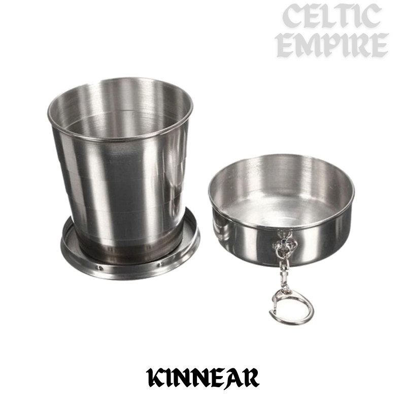 Kinnear Scottish Family Clan Crest Folding Cup Key Chain