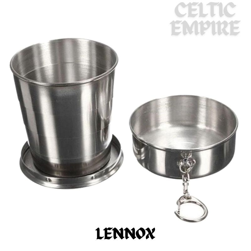 Lennox Scottish Family Clan Crest Folding Cup Key Chain