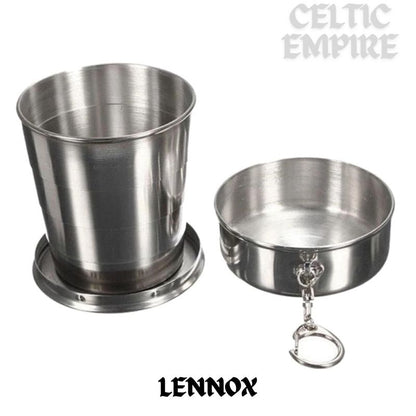 Lennox Scottish Family Clan Crest Folding Cup Key Chain