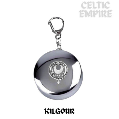 Kilgour Scottish Family Clan Crest Folding Cup Key Chain