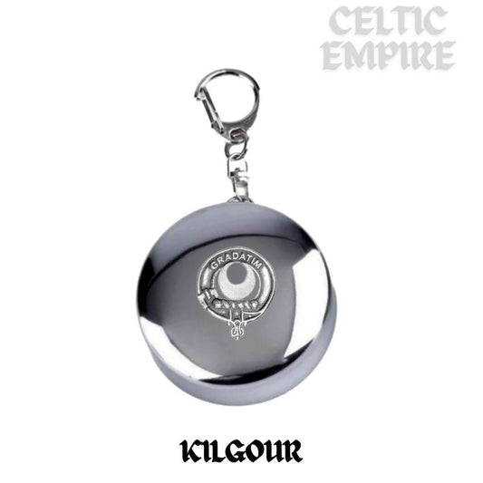 Kilgour Scottish Family Clan Crest Folding Cup Key Chain