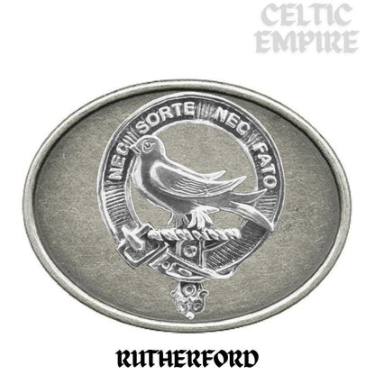Rutherford Family Clan Crest Regular Buckle