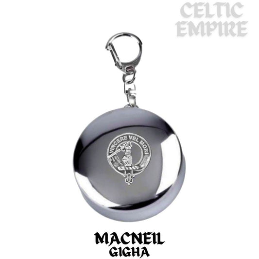 MacNeill (Gigha) Scottish Family Clan Crest Folding Cup Key Chain