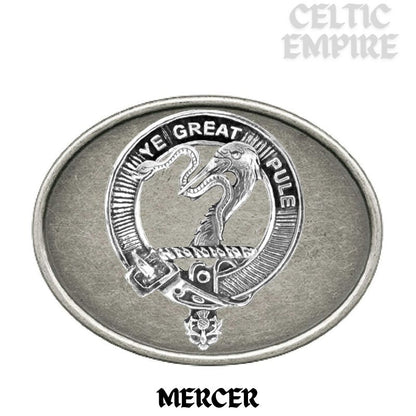 Mercer Family Clan Crest Regular Buckle