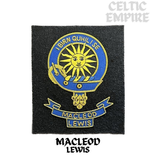 MacLeod (Lewis) Scottish Family Clan Embroidered Crest