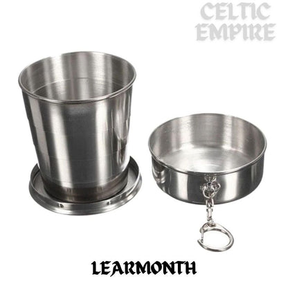 Learmonth Scottish Family Clan Crest Folding Cup Key Chain