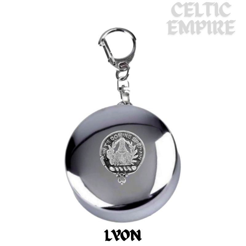 Lyon Scottish Family Clan Crest Folding Cup Key Chain