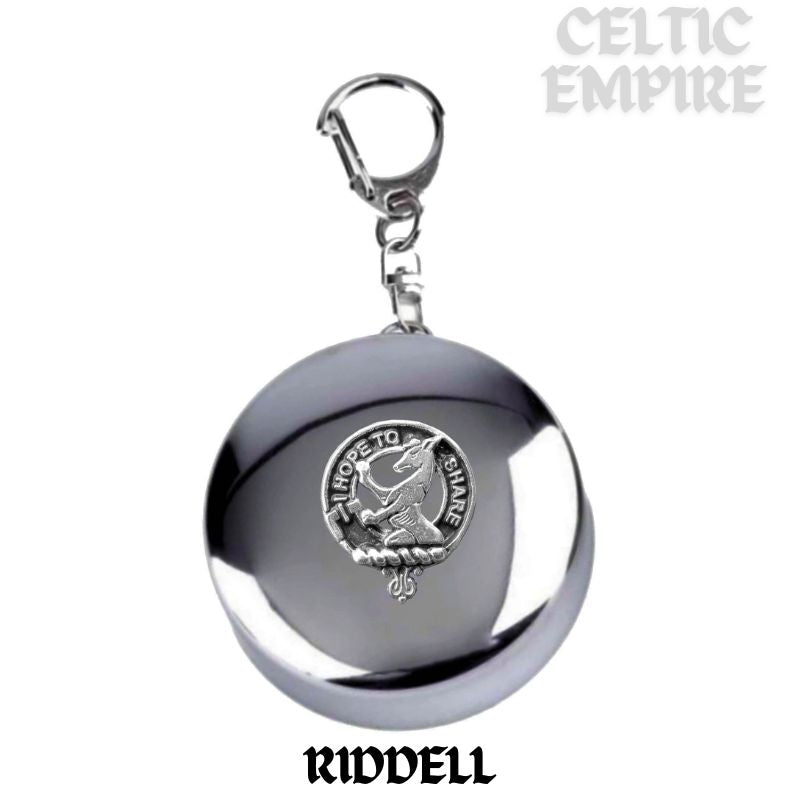 Riddell Scottish Family Clan Crest Folding Cup Key Chain