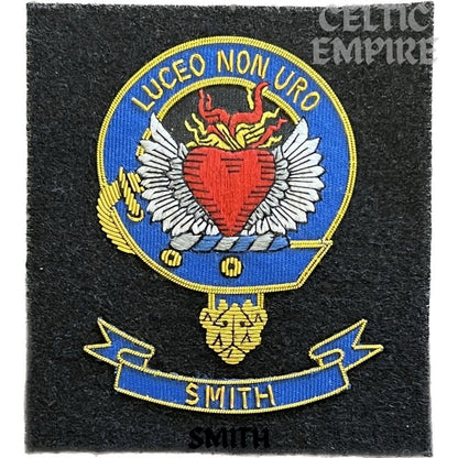 Smith Scottish Family Clan Embroidered Crest
