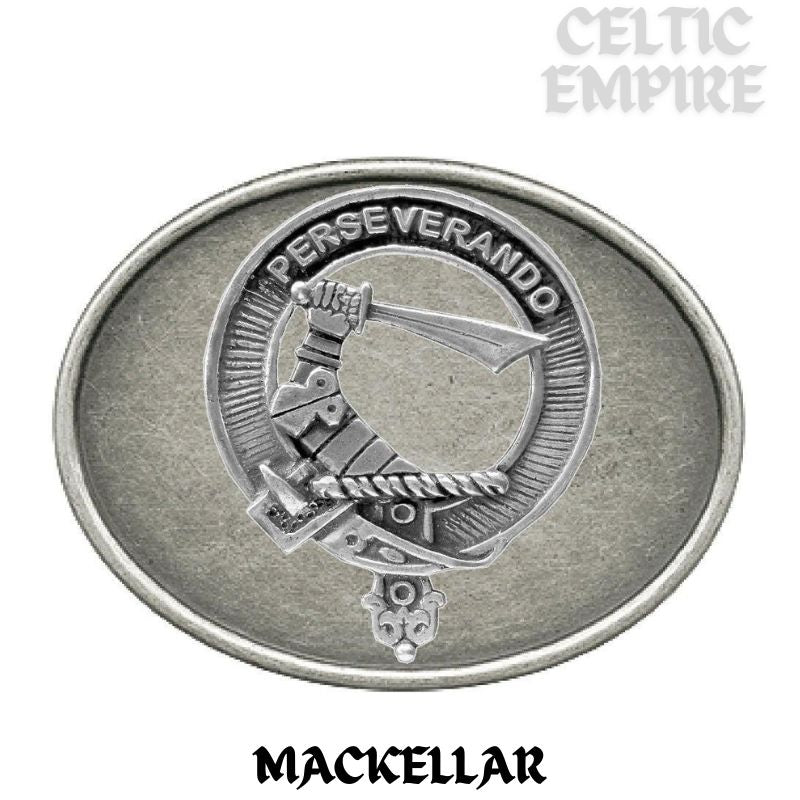 MacKellar Family Clan Crest Regular Buckle