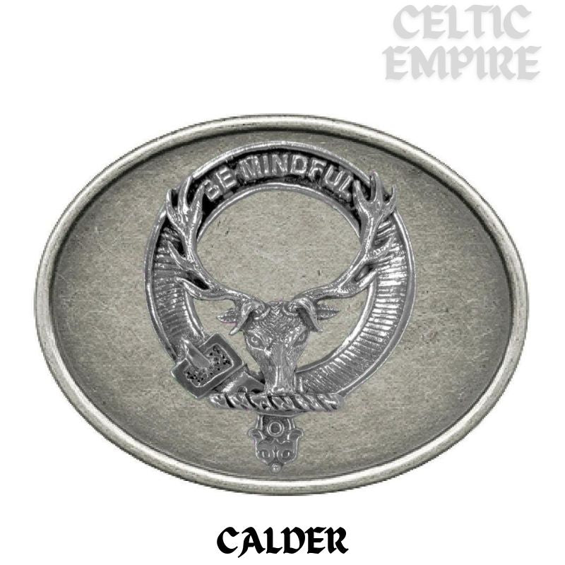Calder Family Clan Crest Regular Buckle