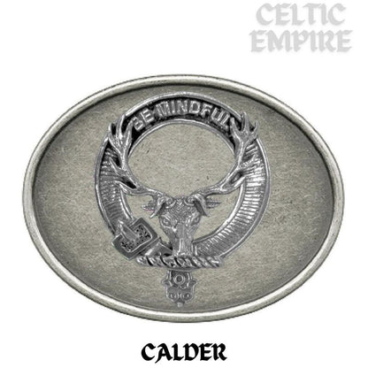 Calder Family Clan Crest Regular Buckle