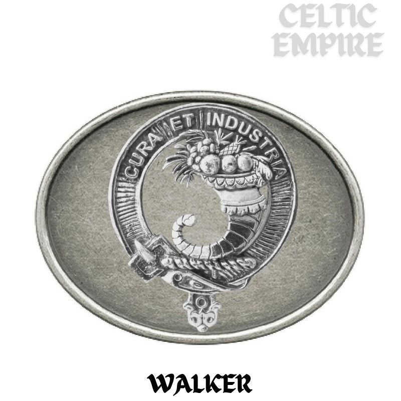 Walker Family Clan Crest Regular Buckle