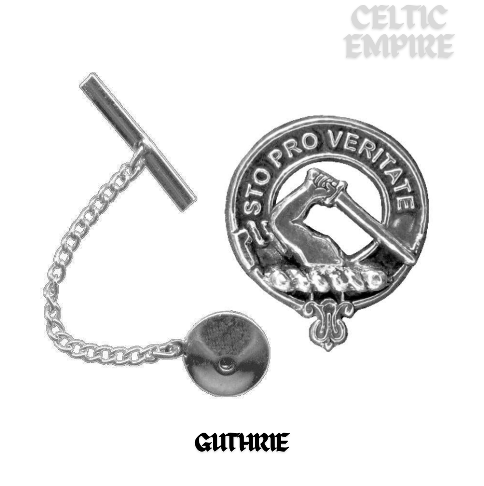 Guthrie Family Clan Crest Scottish Tie Tack/ Lapel Pin