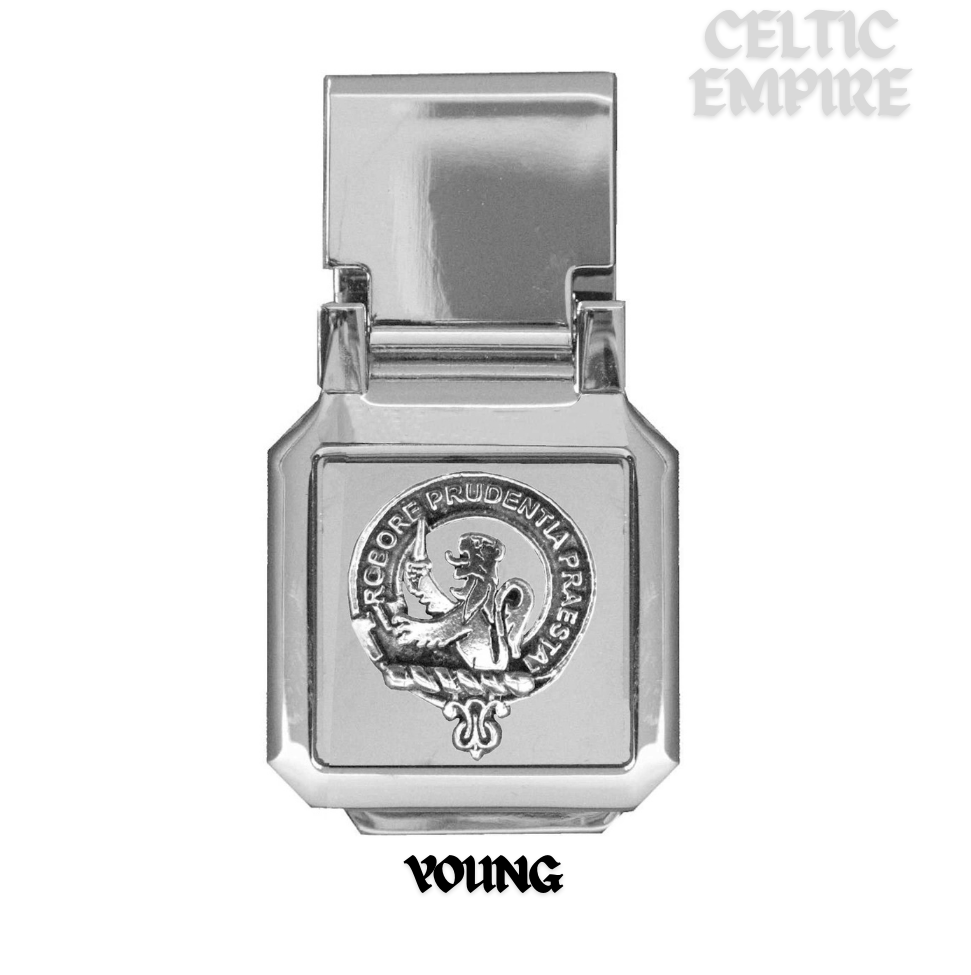 Young Scottish Family Clan Crest Money Clip