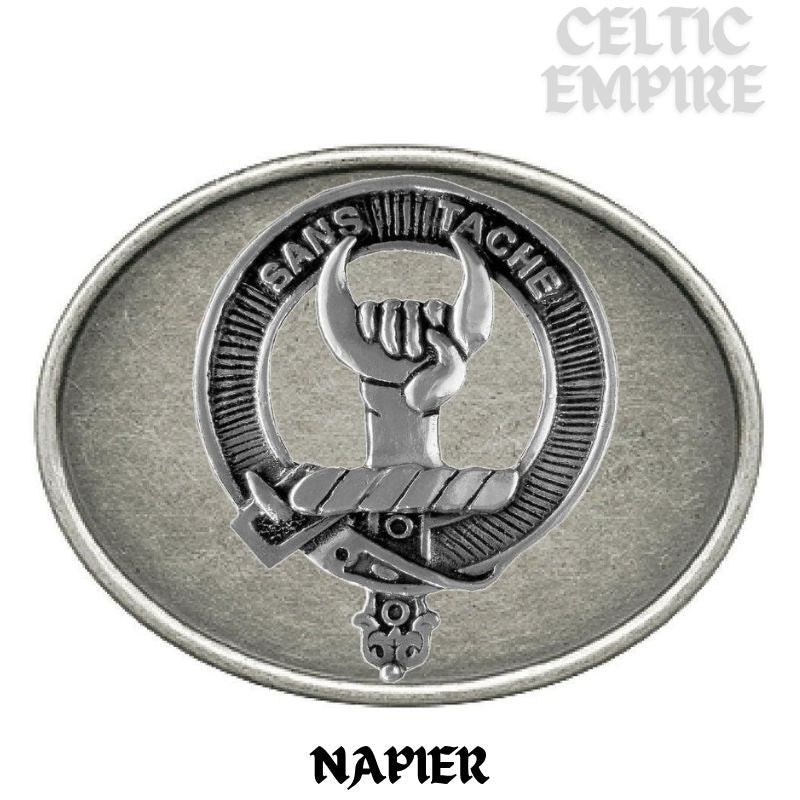 Napier Family Clan Crest Regular Buckle