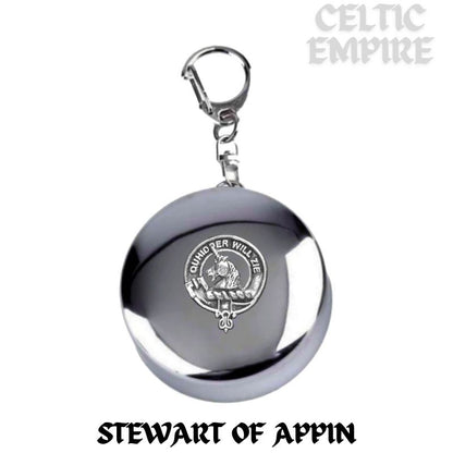 Stewart (Appin) Scottish Family Clan Crest Folding Cup Key Chain