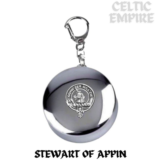 Stewart (Appin) Scottish Family Clan Crest Folding Cup Key Chain